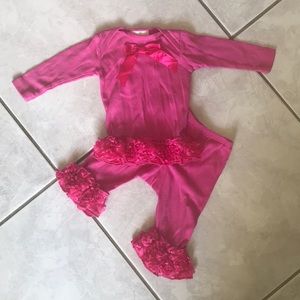 *LAST CALL* Bebemonde pink top and bell bottoms